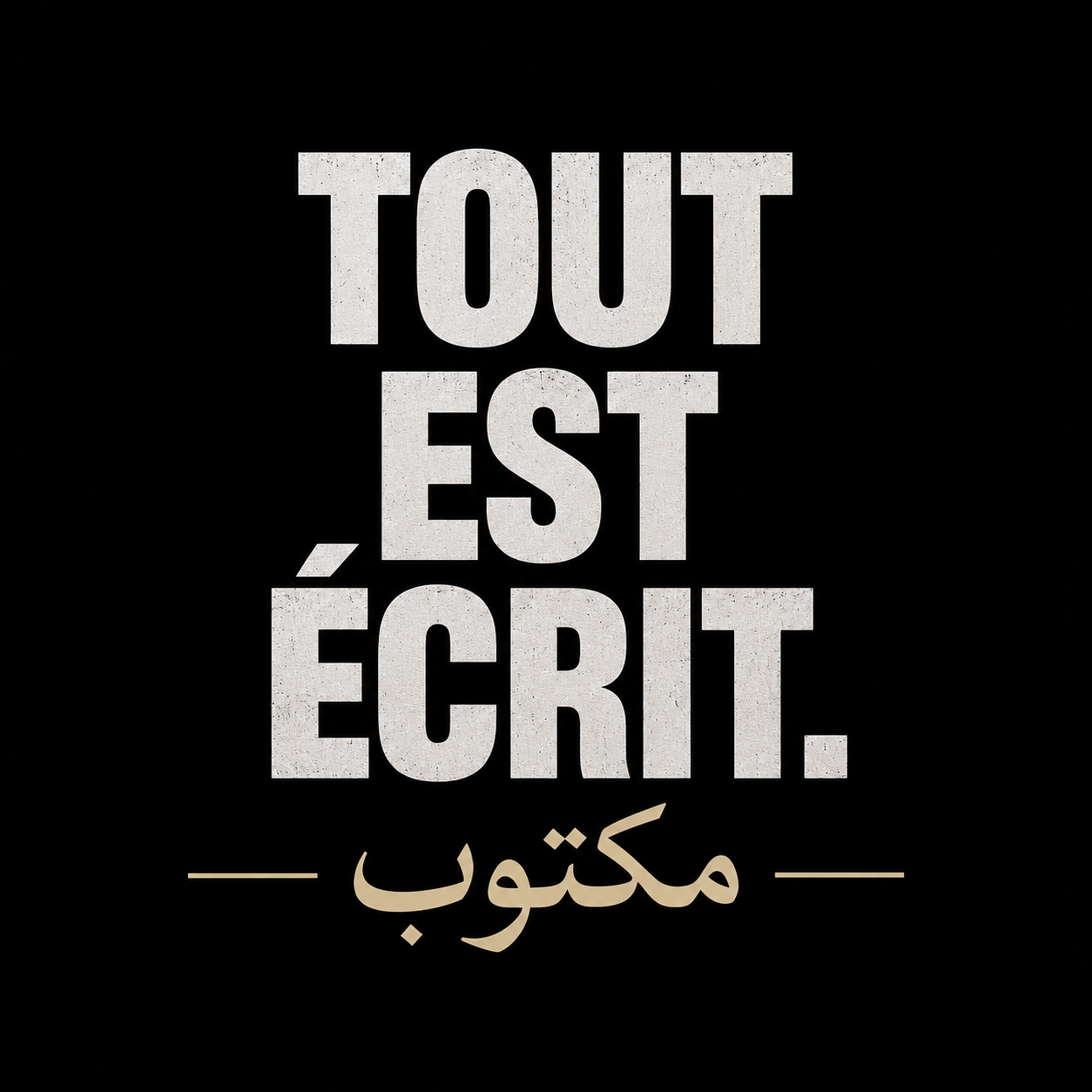 T-shirt AVERA — Tout est écrit
