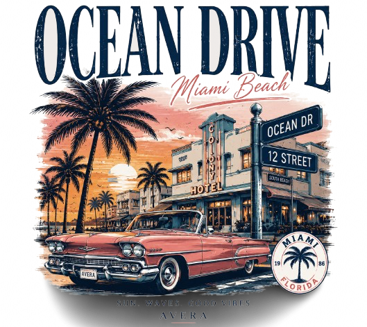 T-shirt AVERA – Ocean Drive