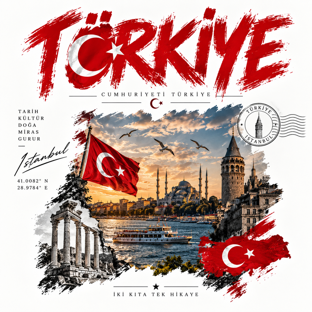 T-shirt AVERA — Turquie 🇹🇷 : Deux continents, une histoire
