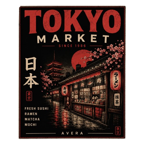 T-shirt AVERA — Tokyo Market