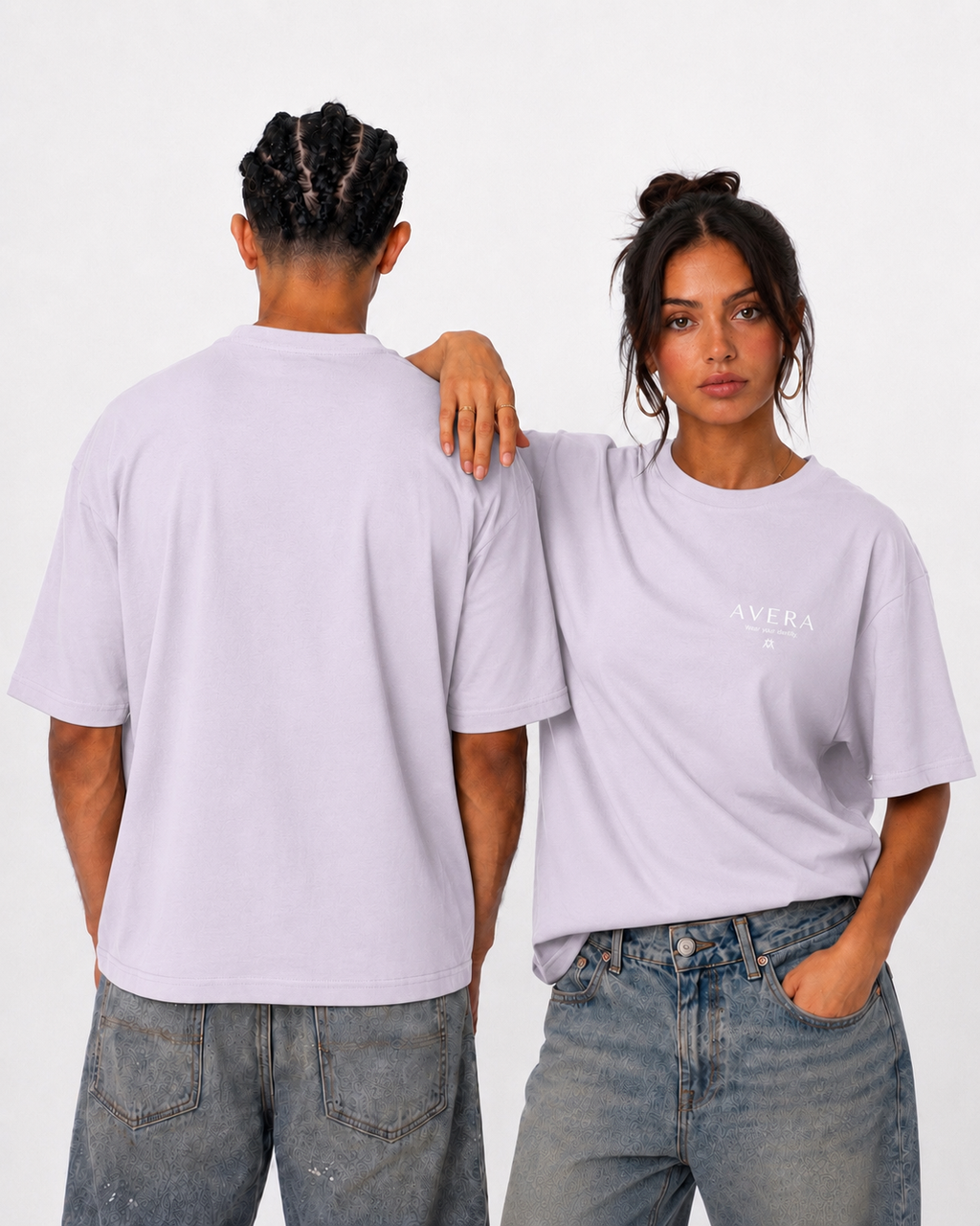 T-shirt AVERA Essentials — Violet
