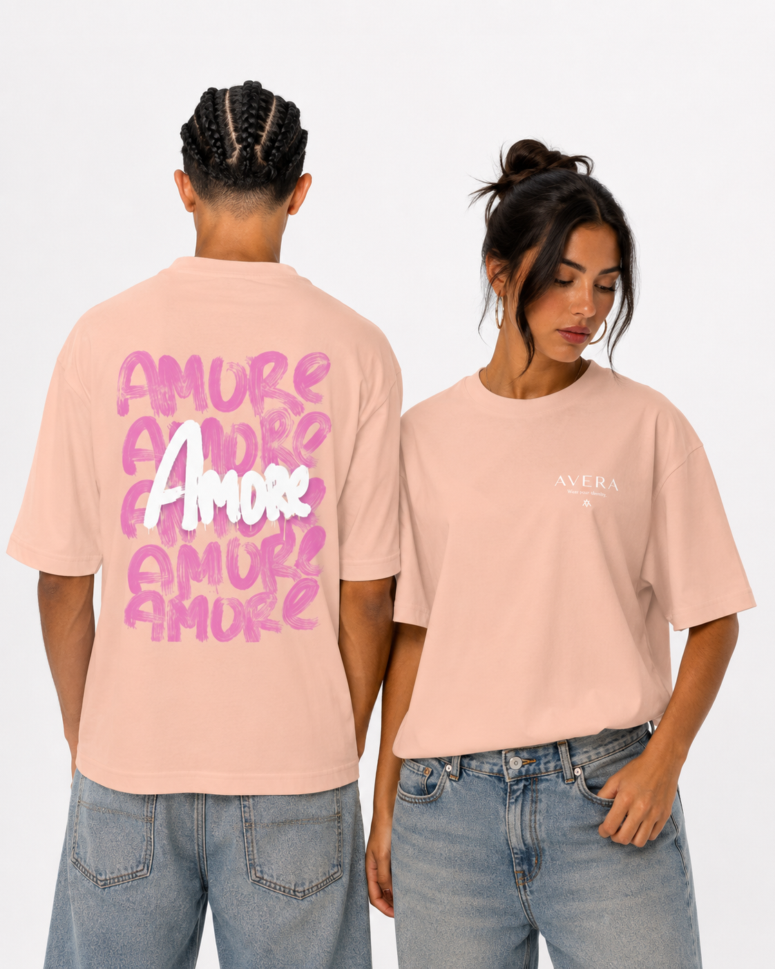 T-shirt AVERA – Amore Pink