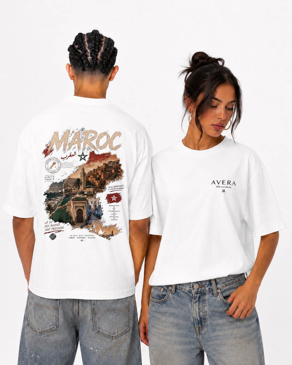 T-shirt AVERA — Maroc : Entre traditions & horizons