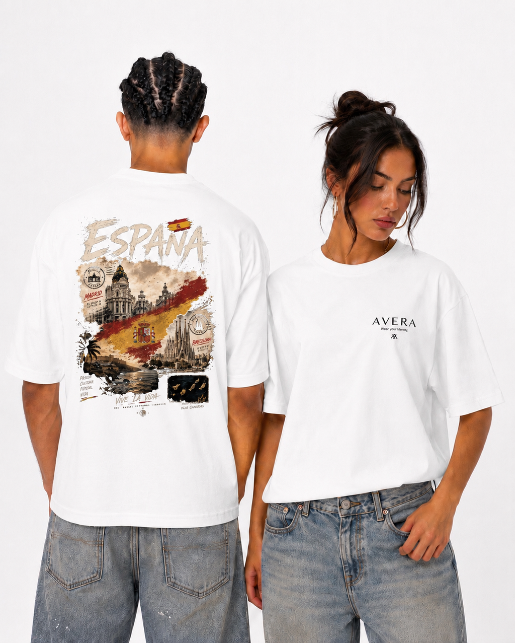 T-shirt AVERA — Espagne : Viva España