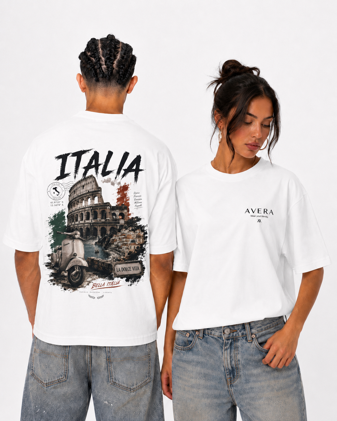 T-shirt AVERA — Italie : Dolce Vita