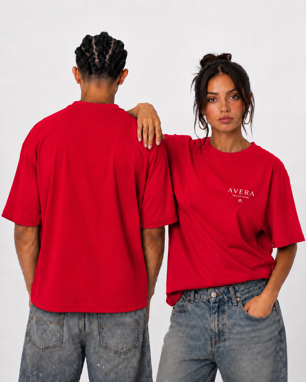 T-shirt AVERA Essentials — Rouge