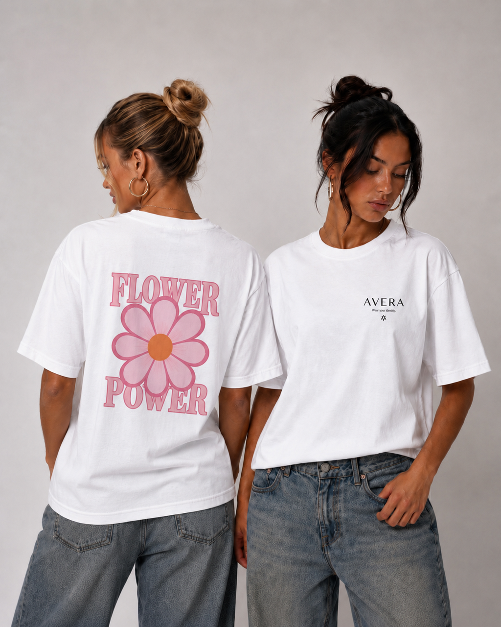 T-shirt AVERA – Flower Power